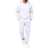 Ensemble Sweat à capuche Sweatshirt Homme Couleur Tenue Décontractée Deux Pièces pour Printemps et Automne