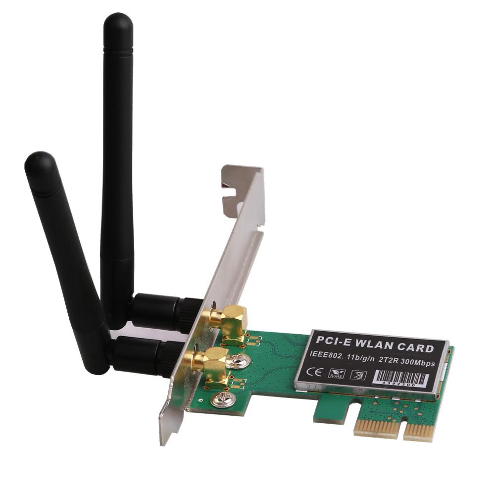 New 300Mbps USB Express PCI-e 802.11a/b/g/n Wireless WiFi WLAN Card Adapter for MAC Desktop & Laptop Car Application Dongle