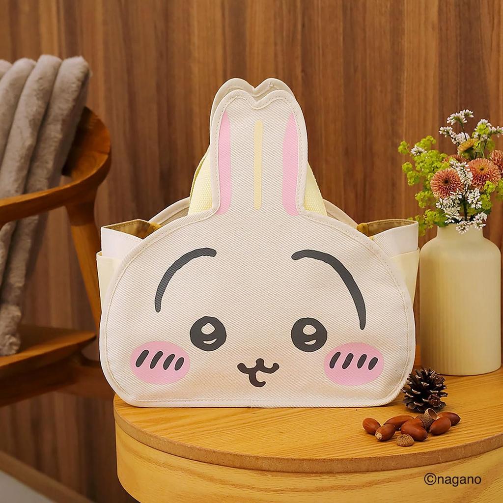 Chiikawa Interior Tote Bag Book Usagi Ver. with Tail Rubber Clip Takarajimasha Brand Mook