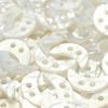 Two-Hole Moon Imitation Shell Resin Button Children'S Shirt Sweater Clothing Button Simple Coat Coat Button