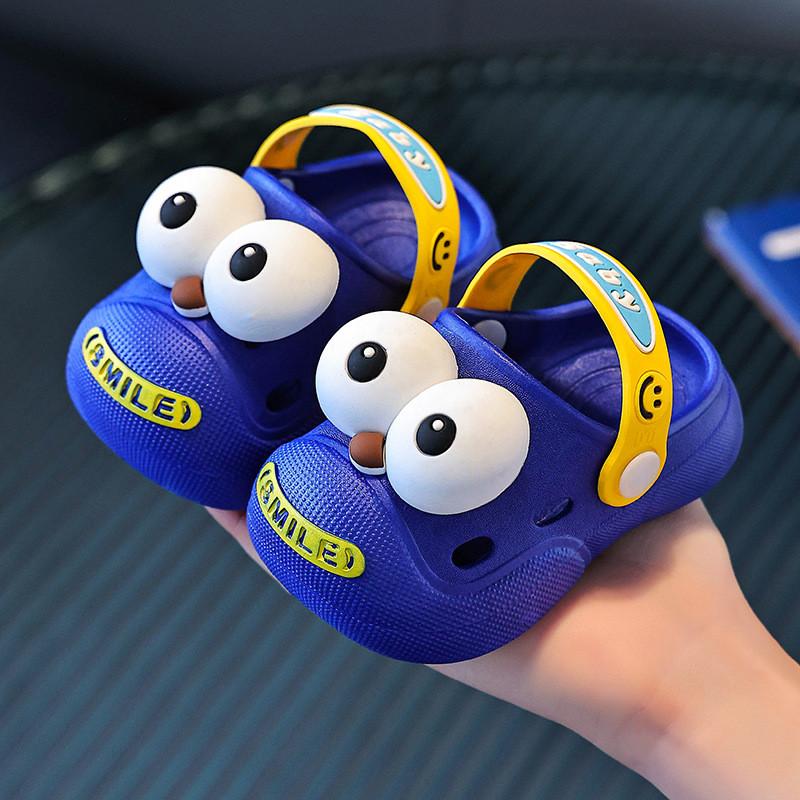 Cartoon Paradise Kids Sandals Summer Non Slip Pvc Beach Shoes For Boys Girls