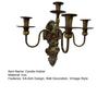 Vintage Wall Sconces Candle Holder 3/4-Arm Iron Art Taper Candle Holder Living Room Bedroom Dining Room Wall Decoration Candlestick