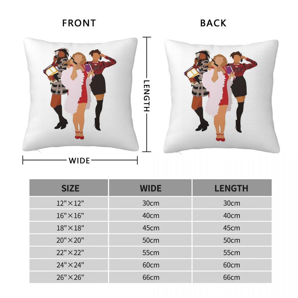 Clueless Comedy Movie Square Pillowcase Polyester Linen Velvet Creative Zip Decor Pillow Case Room Cushion Case 45x45
