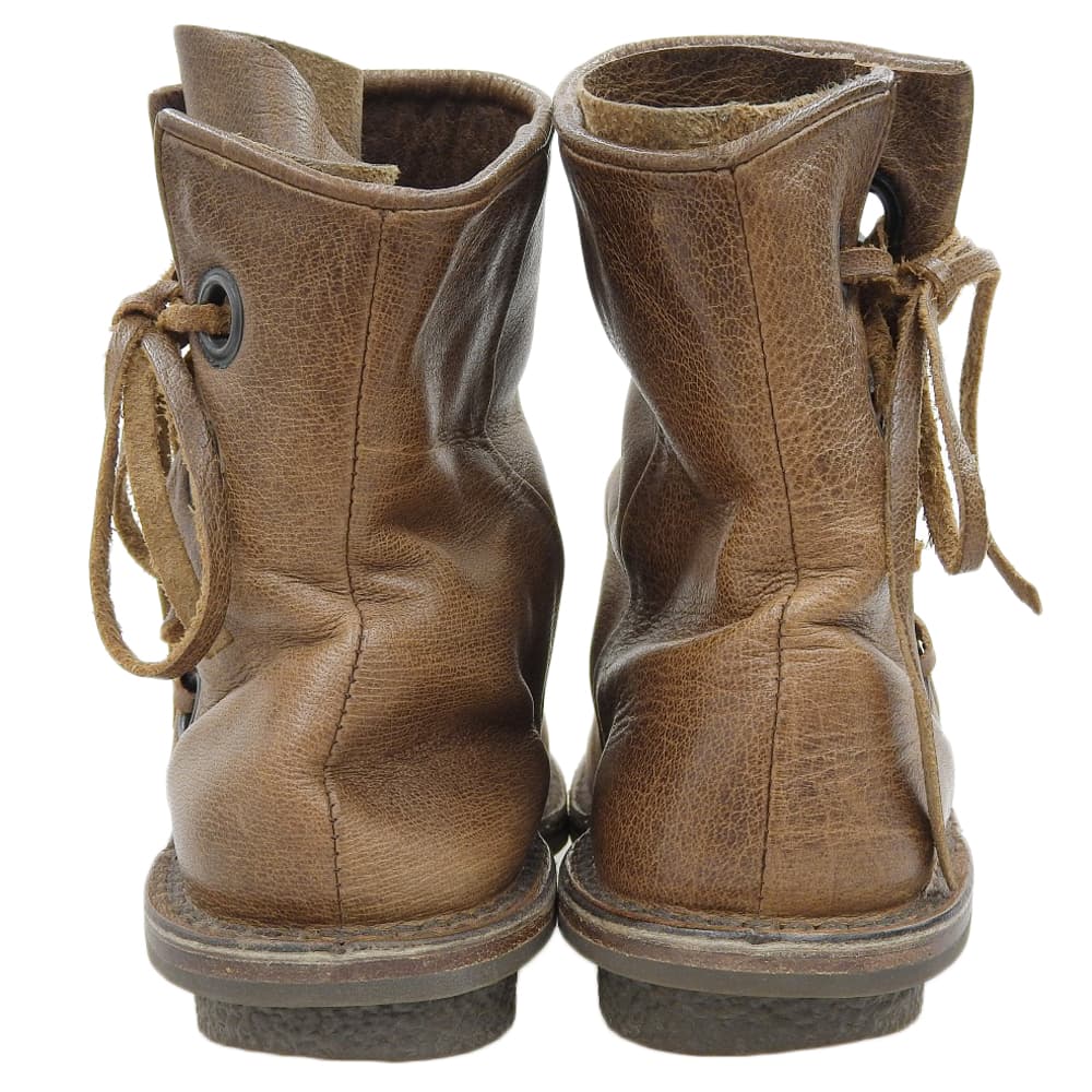 trippen TRAMP CAMEL Side Lace-Up Boots, Women's, Camel, Size 36 shoes 36 CamelUsed