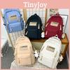 Nylon Large Capacity Unisex School Backpack With Cushion Straps For Daily Use