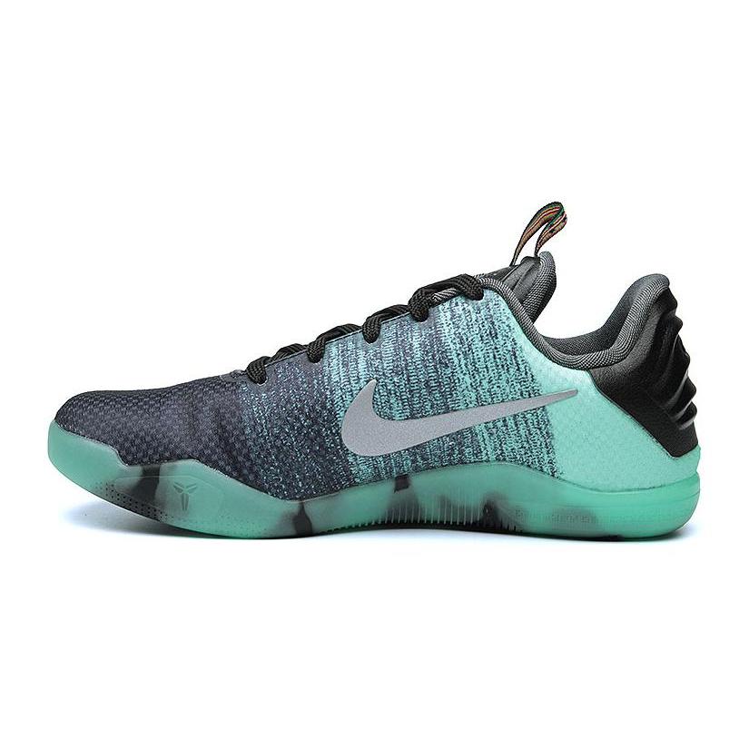 Nike Kobe 11  All Star  Kobe 11 All Star Low top Children s Basketball Shoes Black Green Teenagers 824411-305 36
