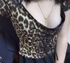 [USED] Leopard print T-shirt Y2K fairy grunge Heisei gal