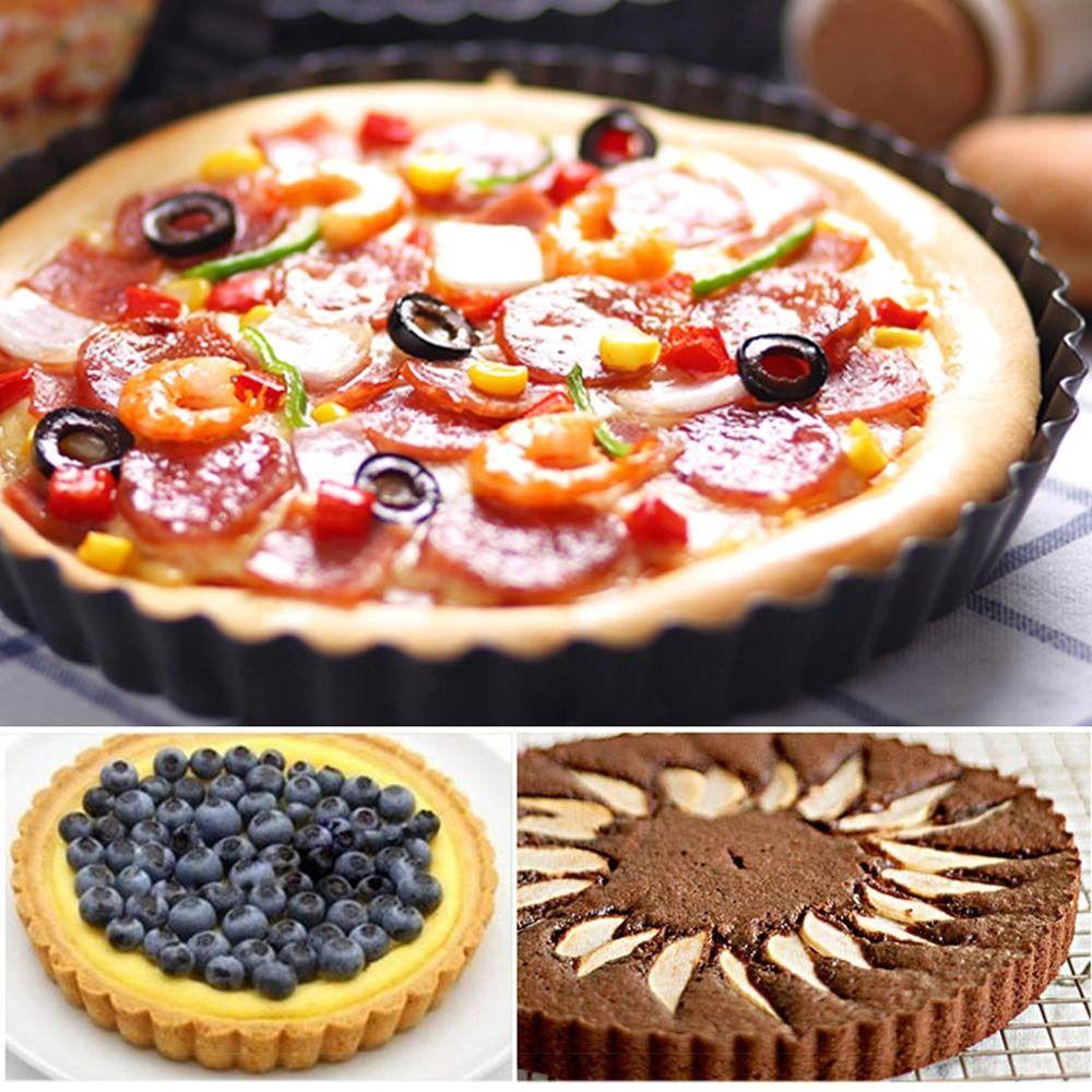 Loose Bottom Non-Stick Molds Removable Bottom Pizza Mould Cake Mould  Professional Baking