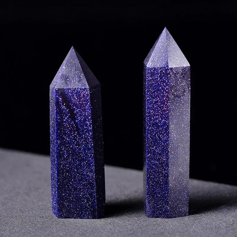 Natural Colored Fluorite Single Point Wand Witchcraft Supplies Hexagonal Prism Mineral Stones Crafts Home Decor Christmas Gifts