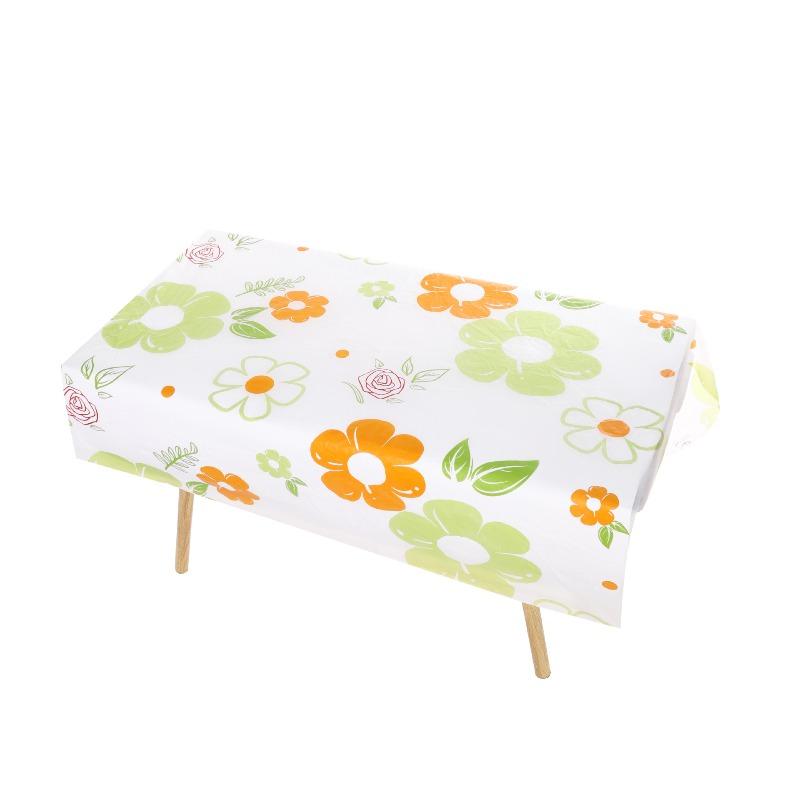 Happy Birthday Tablecloth Balloon Printed Disposable Waterproof Tablecloth Kindergarten Party Decora Birthday Theme Decoration Rectangular Tablecloths