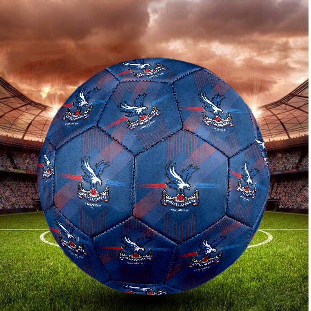 Crystal Palace Size 5 Football High Elastic Soccer Ball For Outdoor Competition Daily Training Play