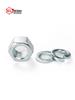 Galvanized Hex Nuts, Flat Washers, Spring Washers in M2-M48, Blue and White Zinc Coated