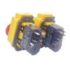 Waterproof Momentary Button with Cover Electromagnetic Switches 4/5 Pin Push Button Simple Installation for Indstrial