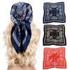 Digital Flower Print Headscarf Bandanas Hiphop Head Scarf Music Festival Headwrap Cycling Dancing Scarf Handkerchief