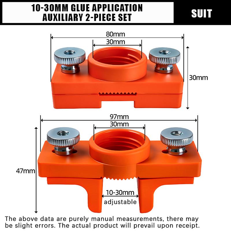 1/2Pcs Edges Banding Glue Applicator And 10-30Mm Wood Board Adhesive Dispenser For Woodworking Wood Glue Application Tool