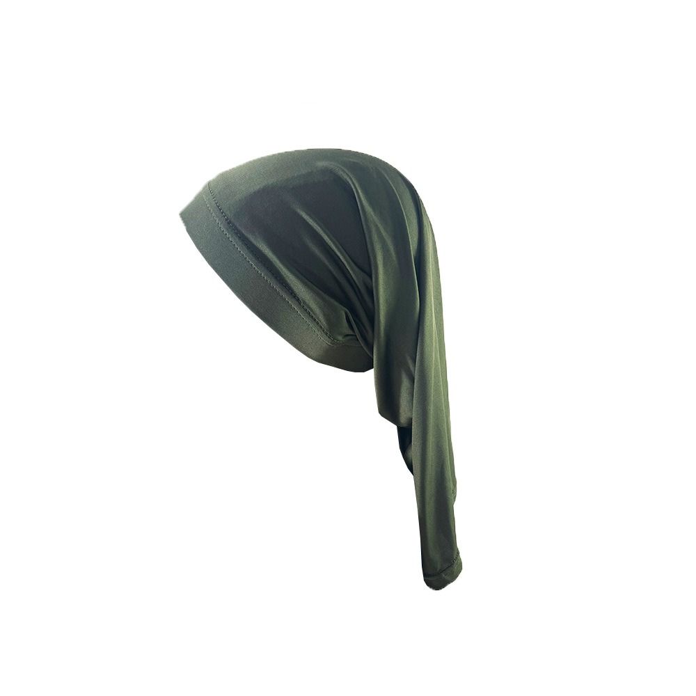 Long Hair Elastic Headband Cap Dreadlocks Tube Sock Wide Satin Head Wrap Braid Care Spandex Long Tail Bonnet Cap Women Men