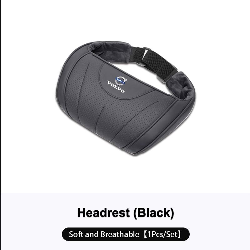 Car Interior Neck Pillow Leather Lumbar Breathable Seat Cushion For Volvo XC90 V90 V60 XC60 V40 EC40 EX40 S80 S60 S90 C40 XC40