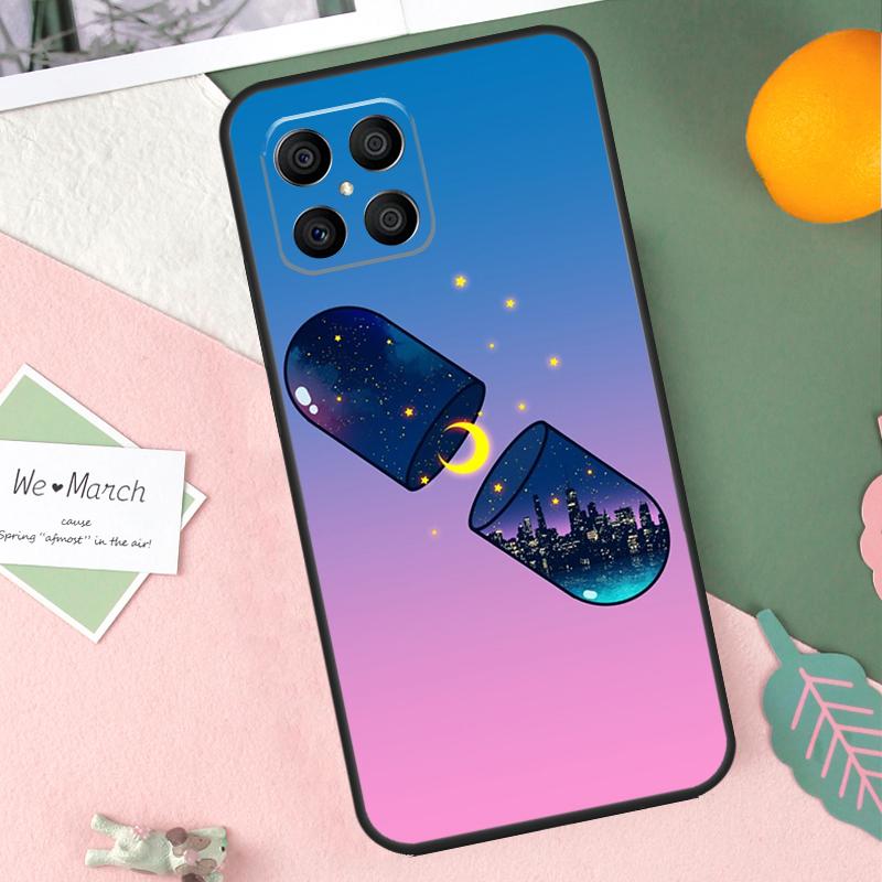 Vaporwave Village Aesthetic Case For Honor X8b X9b X9c X9a X8a X8 X9 50 70 90 Lite Honor 200 Lite Magic 7 5 6 Pro Cover
