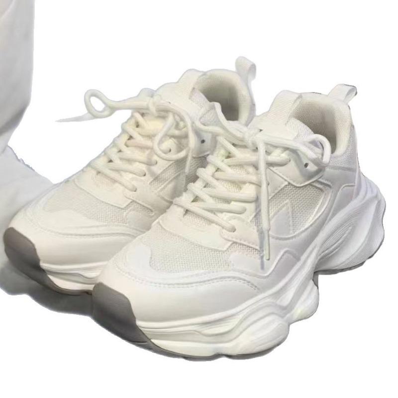 College Sports Shoes Women's Shoes Platform Dad Shoes Military Training Super Soft Casual Niche Spring and Autumn Versatile Students