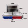Solar Powered LED Traffic Warning Light