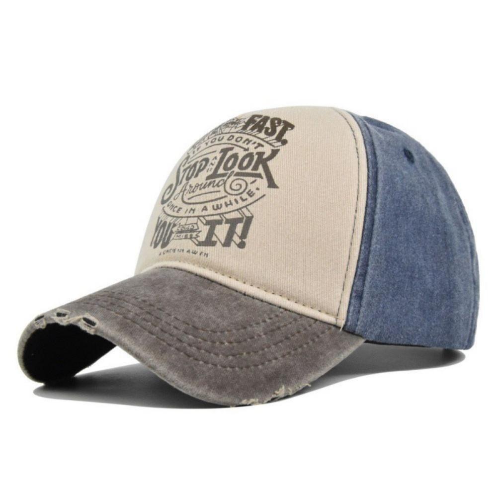Unisex Baseball Cap Classic Embroidered Pattern Patchwork Cap Men and Women Breathable Streetwear Summer Trucker Hat Outdoor