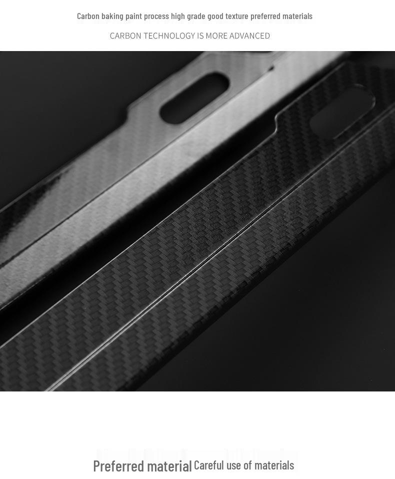 Ramka ochronna na tablicę rejestracyjną BMW do Serii 3, 5 oraz X1-X5 - Pogrubiony uchwyt ze stopu aluminium.