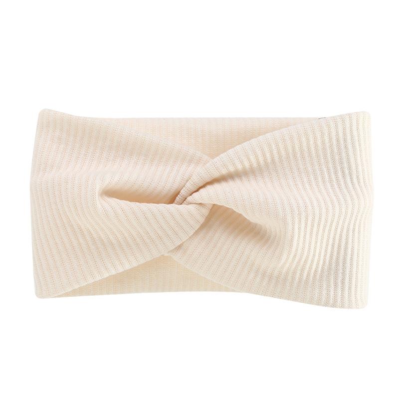 Bohemian Sports Wide Headband Threaded Cotton Cross Yoga Sports Stretch Headband