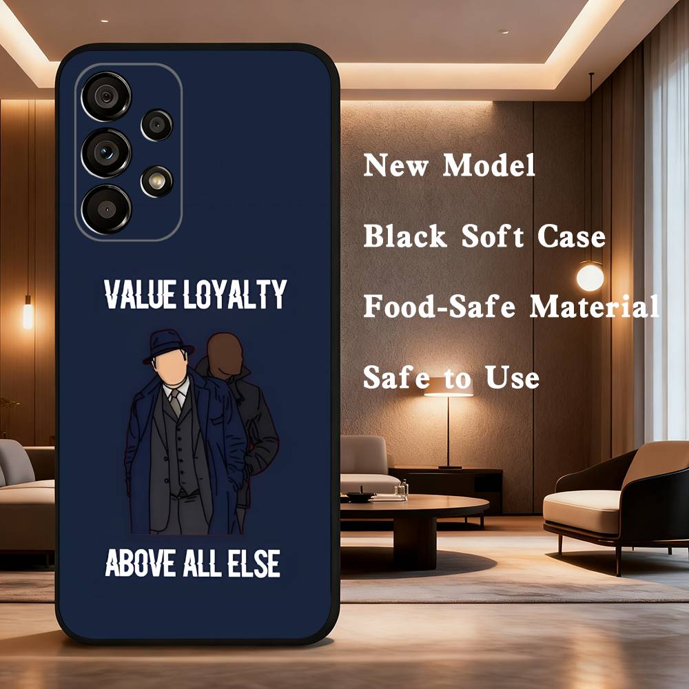 B-Blacklist   Phone Case Soft Black Protective Case for Samsung Galaxy A32, A10, A71, A11, A12, A13, A31, Note 10, 9, 8, Etc.