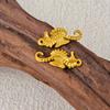 5pcs Gold Color Marine Animals Charm Sea Horse Turtle Shell Conch Starfish Coral Stainless Steel Pendant For Jewelry Making Bulk