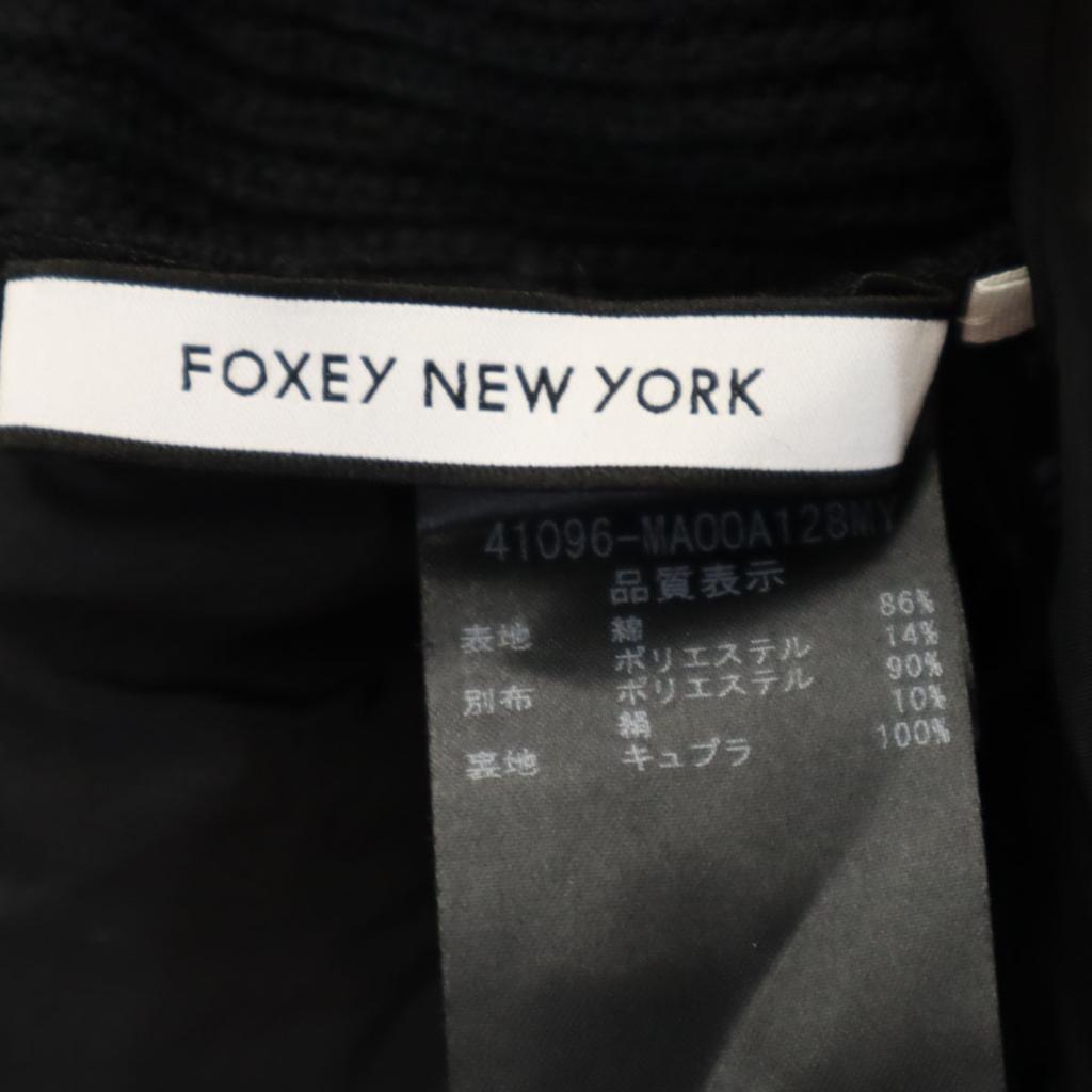 FOXEY NEW YORK Made In Japan Long Sleeve Turtleneck One Piece 40 Black Women Used