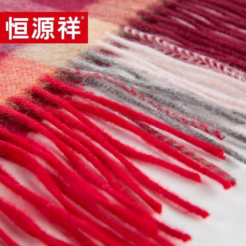 Hengyuanxiang Women's Cashmere Scarf, 30x180cm