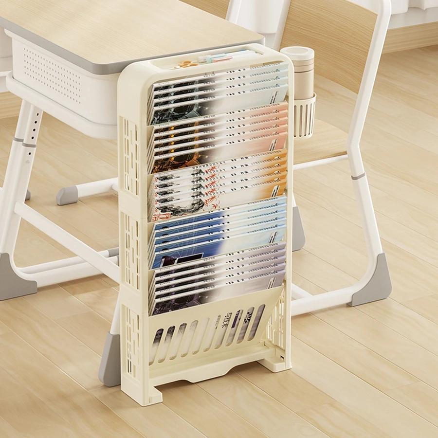 Classroom Desk Storage Artifact Book Storage Shelf Student Desk Bookshelf Small Classroom Storage Bookcase Bookstand Bookshelves