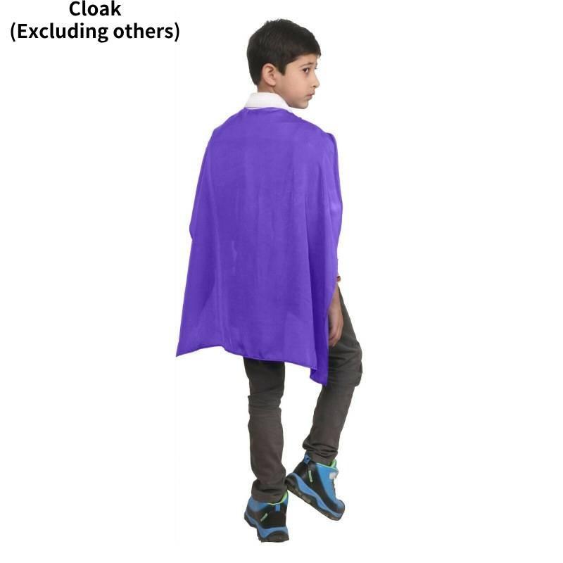 Short Kids Halloween Cloak For Stage Performance And Cosplay In Vibrant Colors