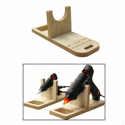Drewniany uchwyt na narzędzia do kleju 24cmx8cmx1.2cm Organizer do pokoju rzemieślniczego na artykuły artystyczne, rękodzieło, DIY