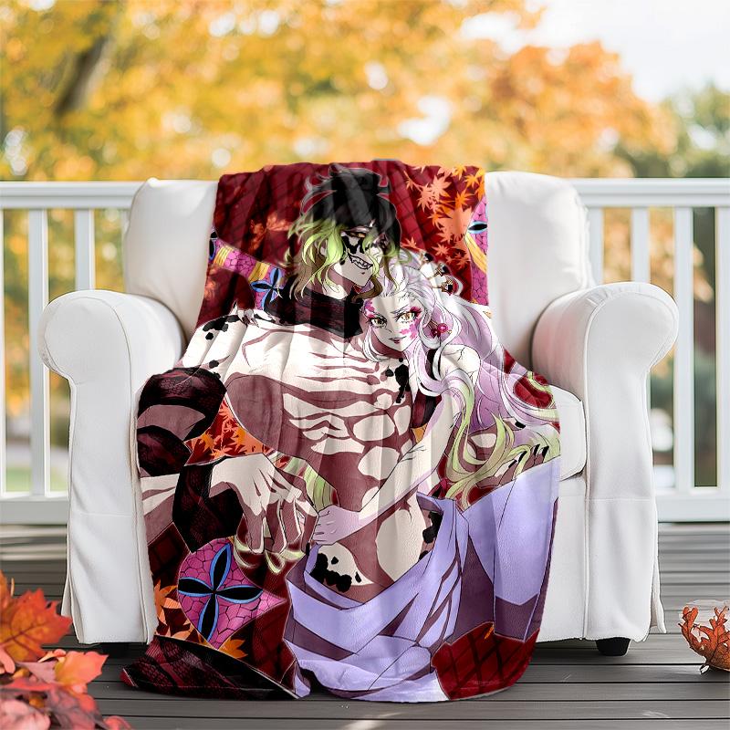 Demon Slayer Characters1 Printed Throw Blanket—lightweight,soft,warm;versatile Blanket for All Seasons—perfect As &air-conditioning Throw,nap Blanket