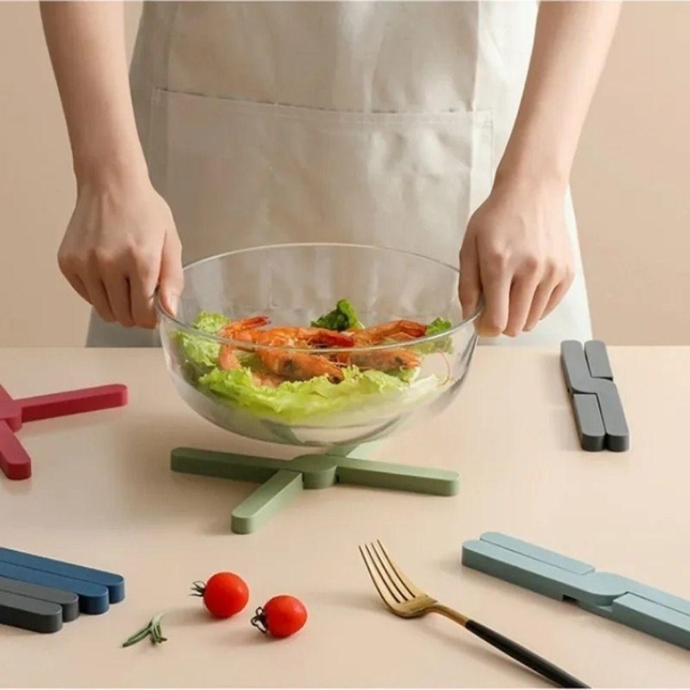 Rutschfeste Isolierunterlage Faltbarer Untersetzer Kreative Topf-Pfannen-Matte