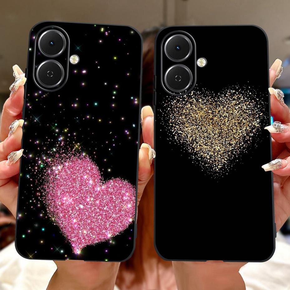 Cute Painting Phone Case For Tecno Spark Go 2 2025 Soft Silicone TPU Back Cover For Tecno Spark Go2 KM4 Cases Bumpers