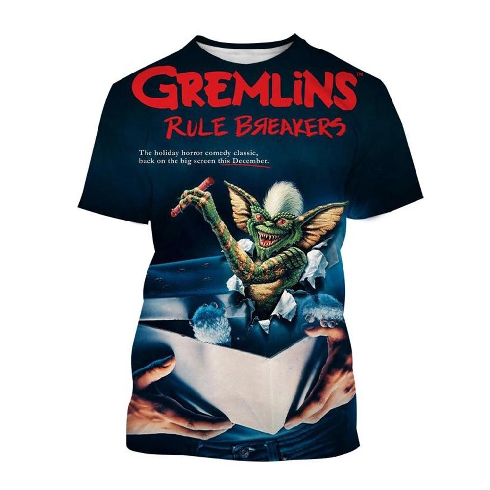 Herren- und Damen-T-Shirts mit 3D-Druck von Little Ghost, Shirts mit Puppenmonster-Druck, Weihnachts-Horrorfilme, neue Mode, erschwinglicher Preis