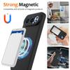 For Honor 500 5G Magnetic Case Anti-Drop Liquid Silicone Phone Cover with Lanyard
