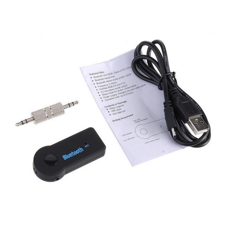 3.5mm Bluetooth 4.0 Wireless Audio Receiver & Adapter for Car Aux