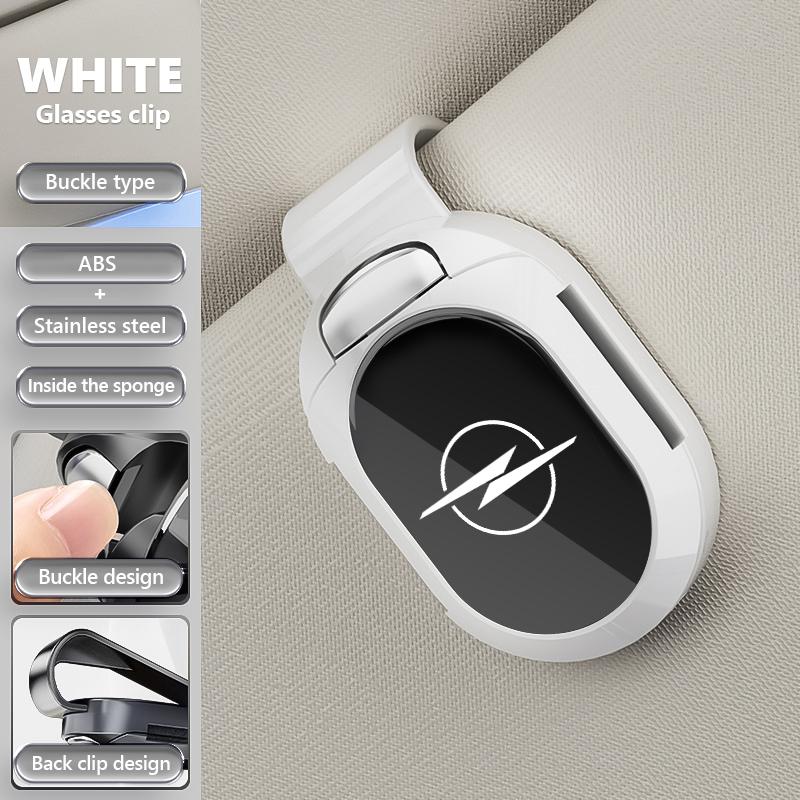 Car Sun Visor Eyeglasses Clip Card Ticket Holder Stand Fastener For Opel Insignia Astra G J F K Vectra C H Corsa C B D Omega
