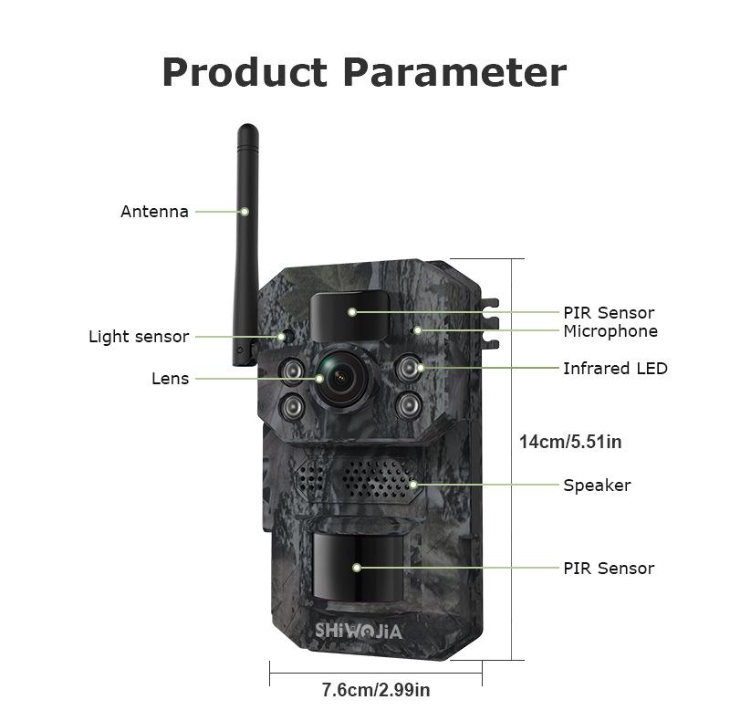 New 4G Solar-Powered Camouflage Hunting Camera with GPS & Infrared Monitoring