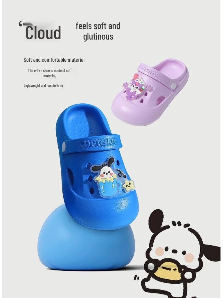 Children's Cute Non-Slip Cartoon Beach Slippers, Closed-Toe Summer Shoes for Girls, 2026 Model