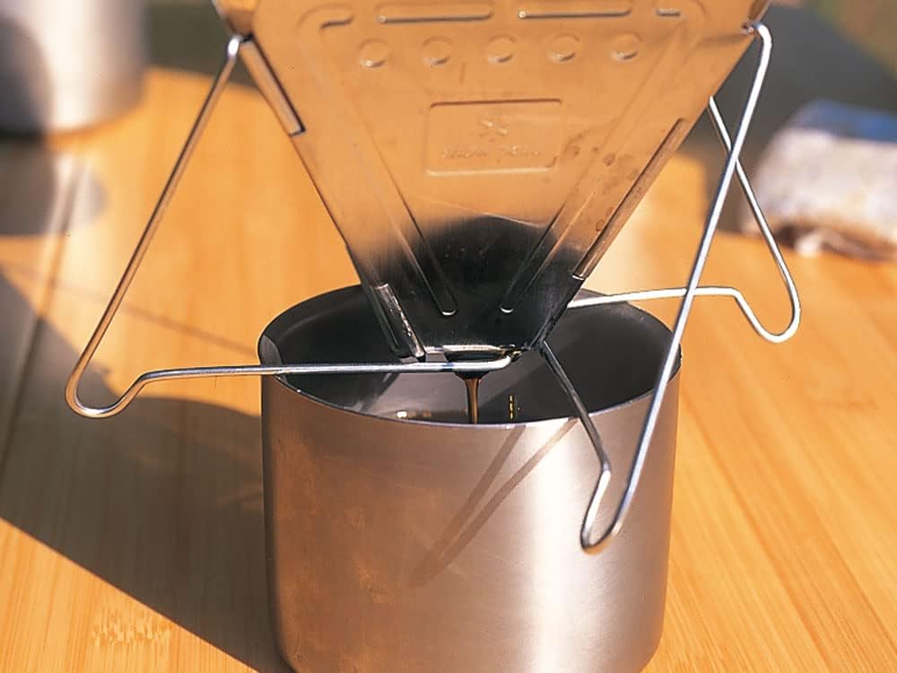 Snow Peak Folding Coffee Dripper Stand [Sticker Included] "Bonfire Type" CS-113
