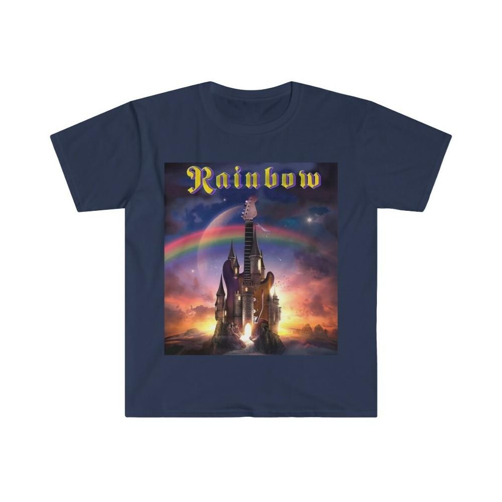 Unisex Soft Cotton T-Shirt. Band Rainbow