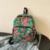 Dámský látkový batoh s květinovým vzorem, nový batoh pro studentky středních a vysokých škol