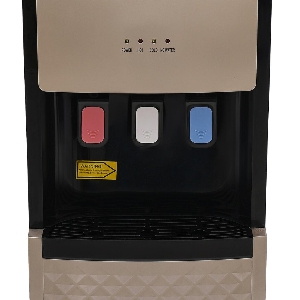 Bottom Loading Water Cooler Dispenser 5Gallon Cold/Hot Water with 3 Temperature Settings Removable Drip Tray for Home Office Use