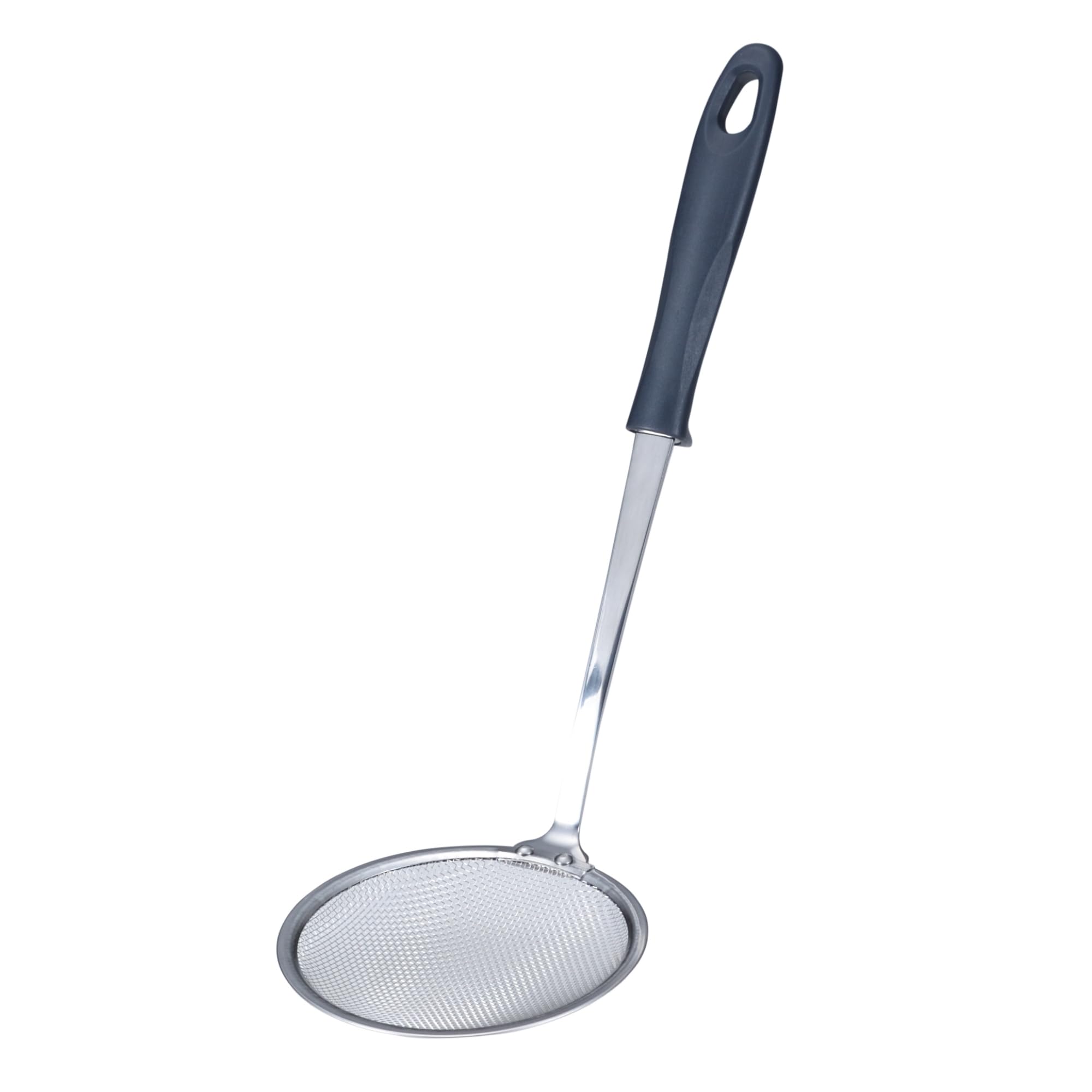 Takagi Stainless Steel Made in Dark 28cm Total Dishwasher Safe Skimmer, Japan, 100mm, Brown, Length, Hand-Fit Design,
