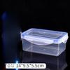 Kuchyňská lednička Obdélníkový zesílený mikrovlnný ohřev Odolný proti teplu Krabička na oběd Zelenina a ovoce Mražená vzduchotěsná konzervační krabička