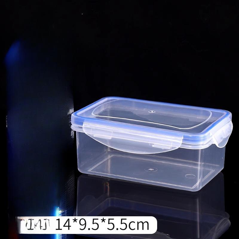 Kitchen Refrigerator Rectangular Thickened Microwave Heat-resistant Lunch Box Vegetables and Fruits Frozen Sealed Preservation Box